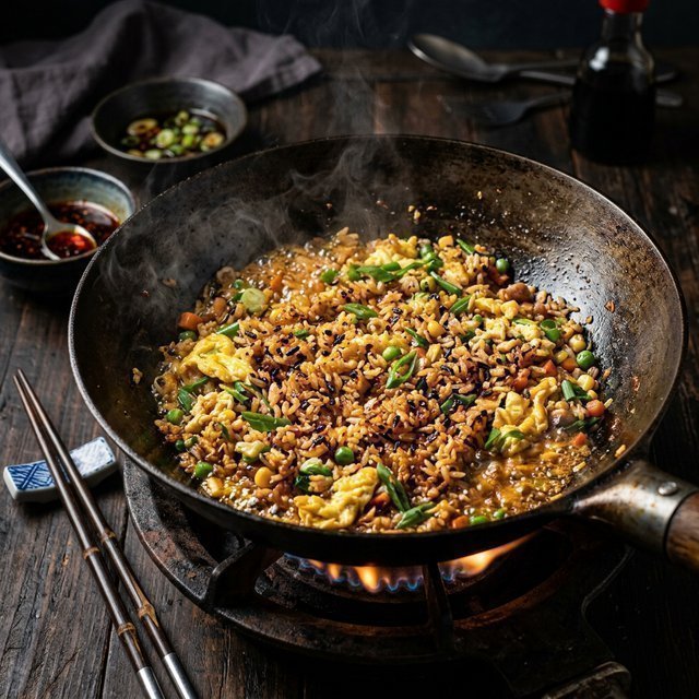 Transforming Leftover Rice into Crispy Treats