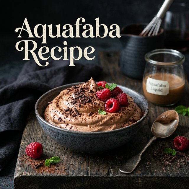 Aquafaba Recipe