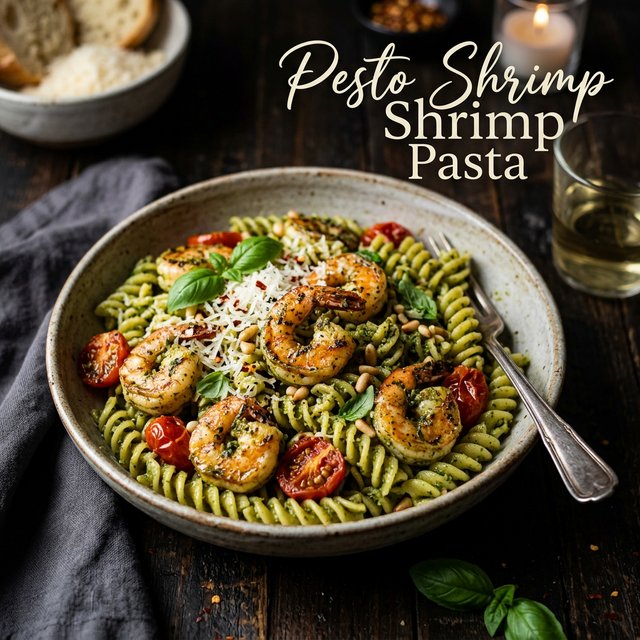 Pesto Shrimp Pasta