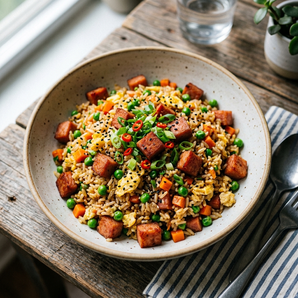 Spam Fried Rice