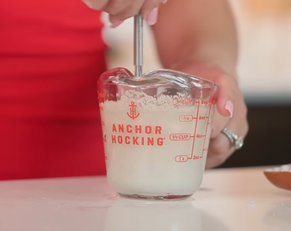 Korean corn dog ingredients laid out on a kitchen counter